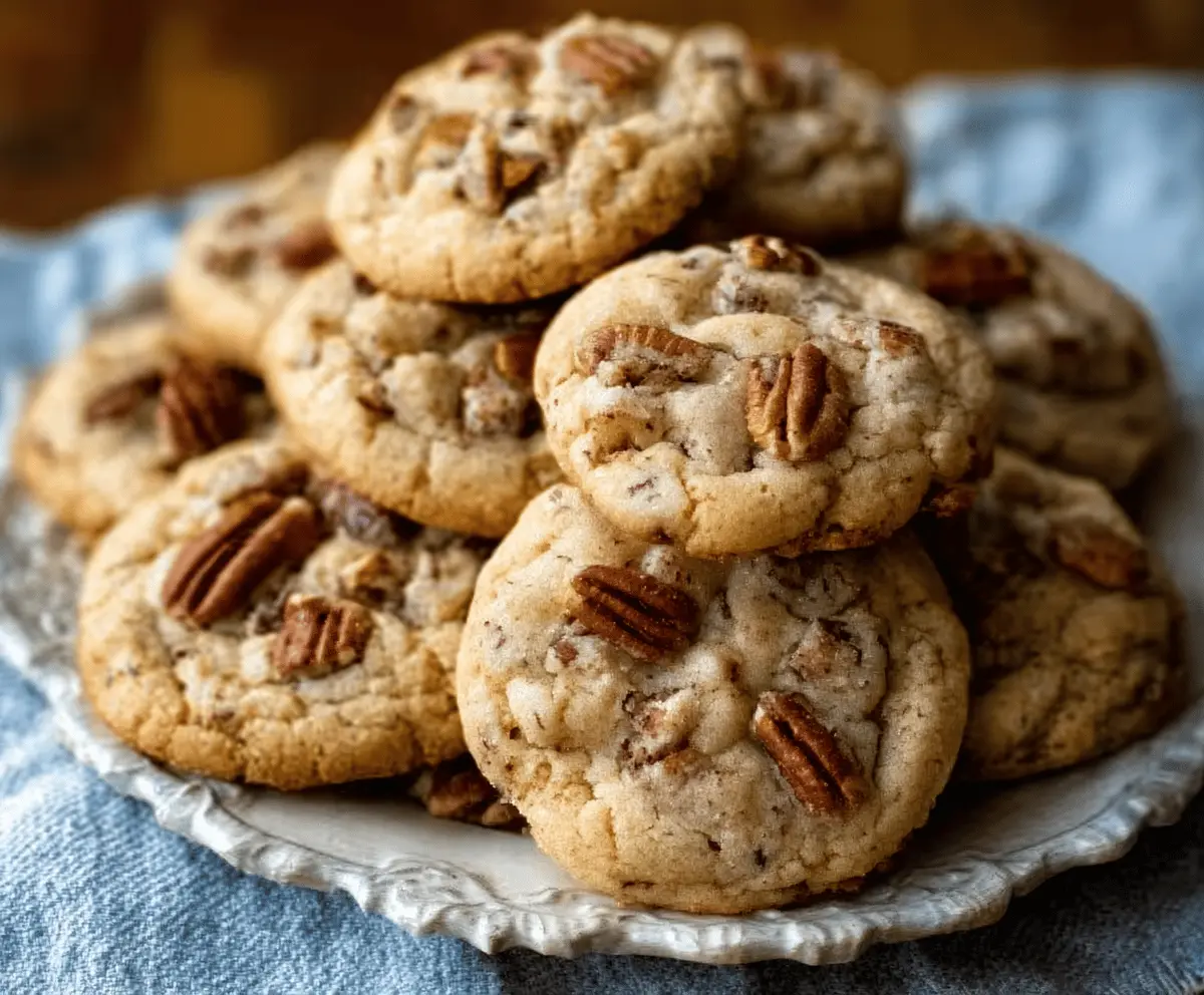 Easy Butter Pecan Cookies Recipe