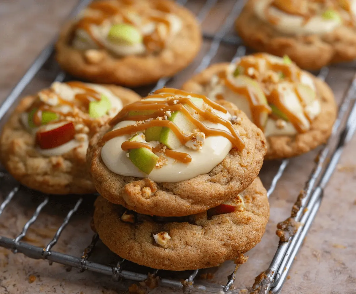 Soft Caramel Apple Cookies Recipe