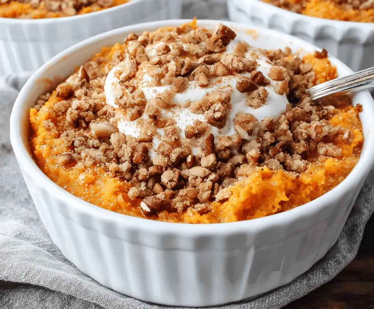 Easy Copycat Ruth’s Chris Sweet Potato Casserole