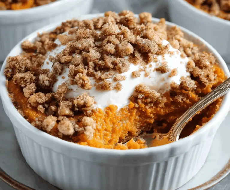 Delicious Copycat Ruth’s Chris Sweet Potato Casserole topped with marshmallows for a festive holiday dessert.