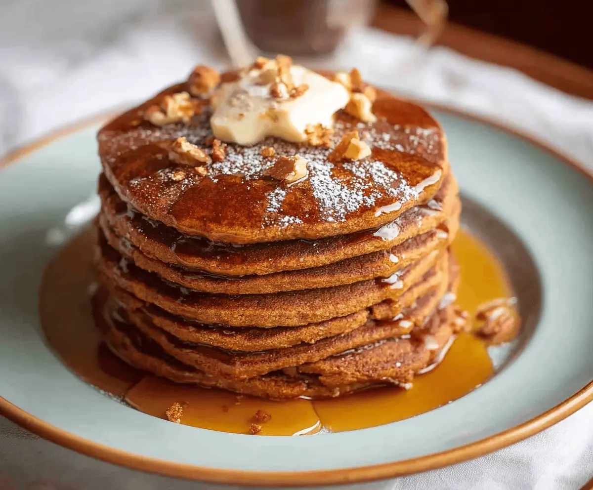 Fluffy Gingerbread Pancakes Recipe