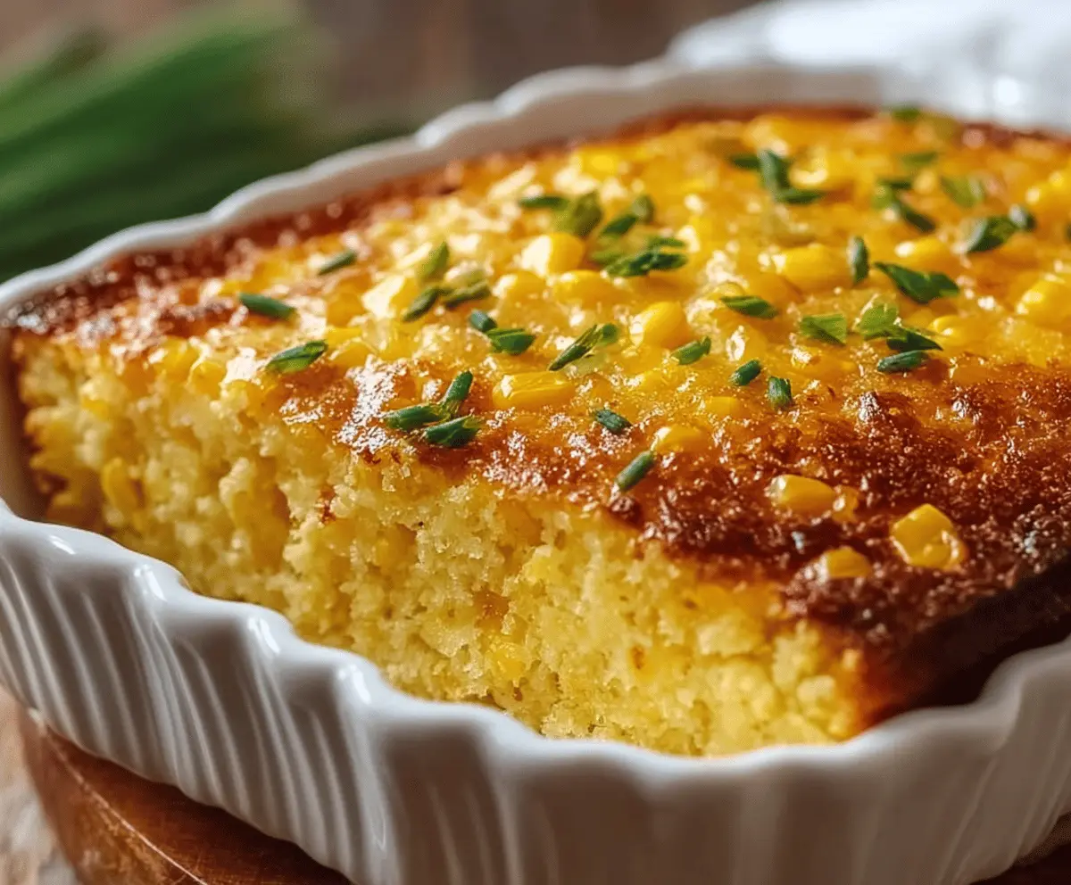 Easy Sweet Honey-Glazed Corn Casserole