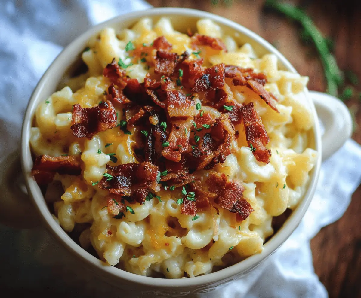 Easy Bacon Mac and Cheese Recipe