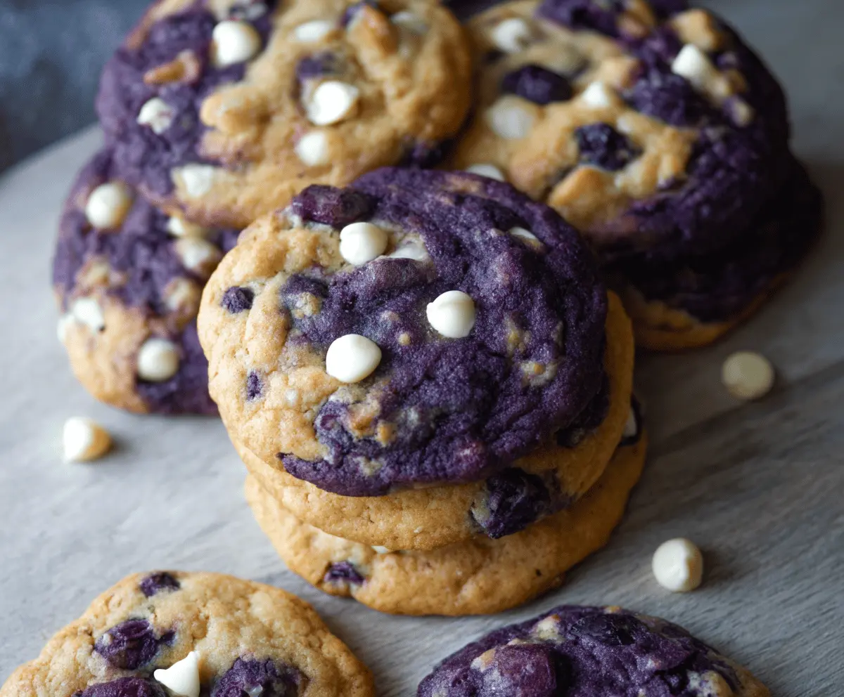 Bakery-Style Blueberry White Chocolate Cookies