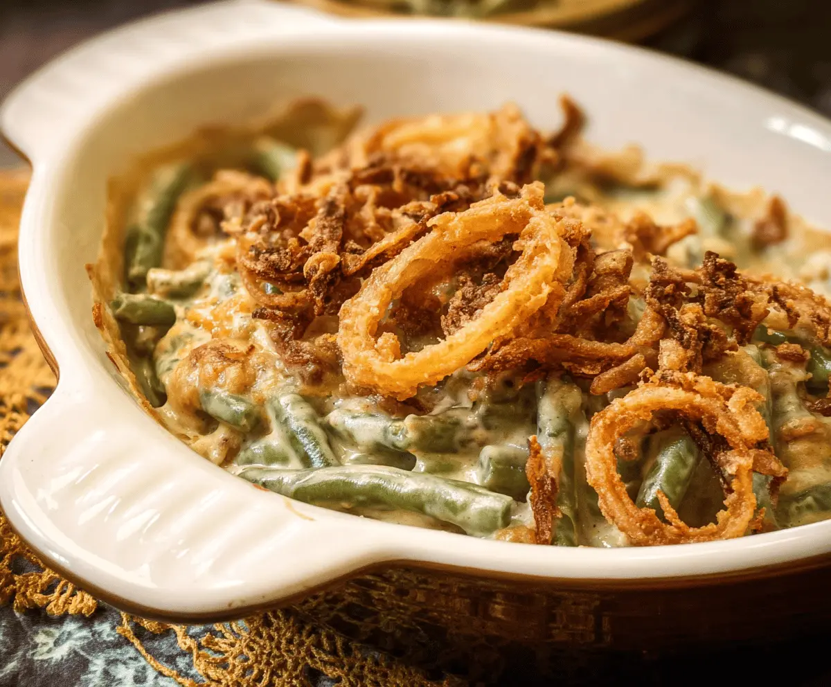 Easy Barefoot Contessa Green Bean Casserole