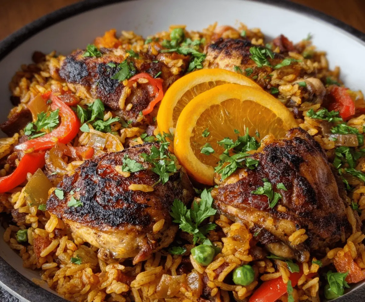 Easy Caribbean Chicken and Rice Recipe