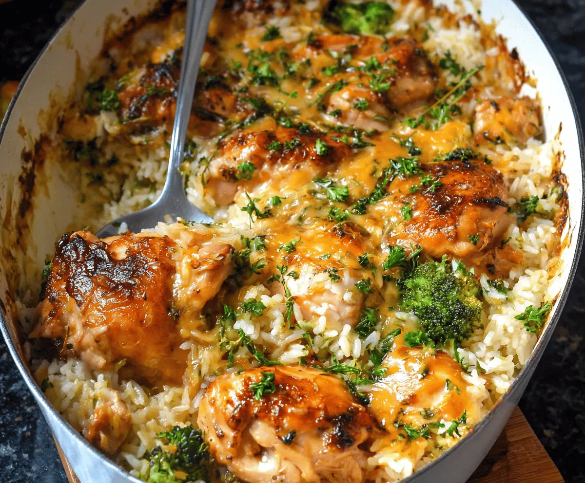 Easy Chicken Rice Bake Recipe