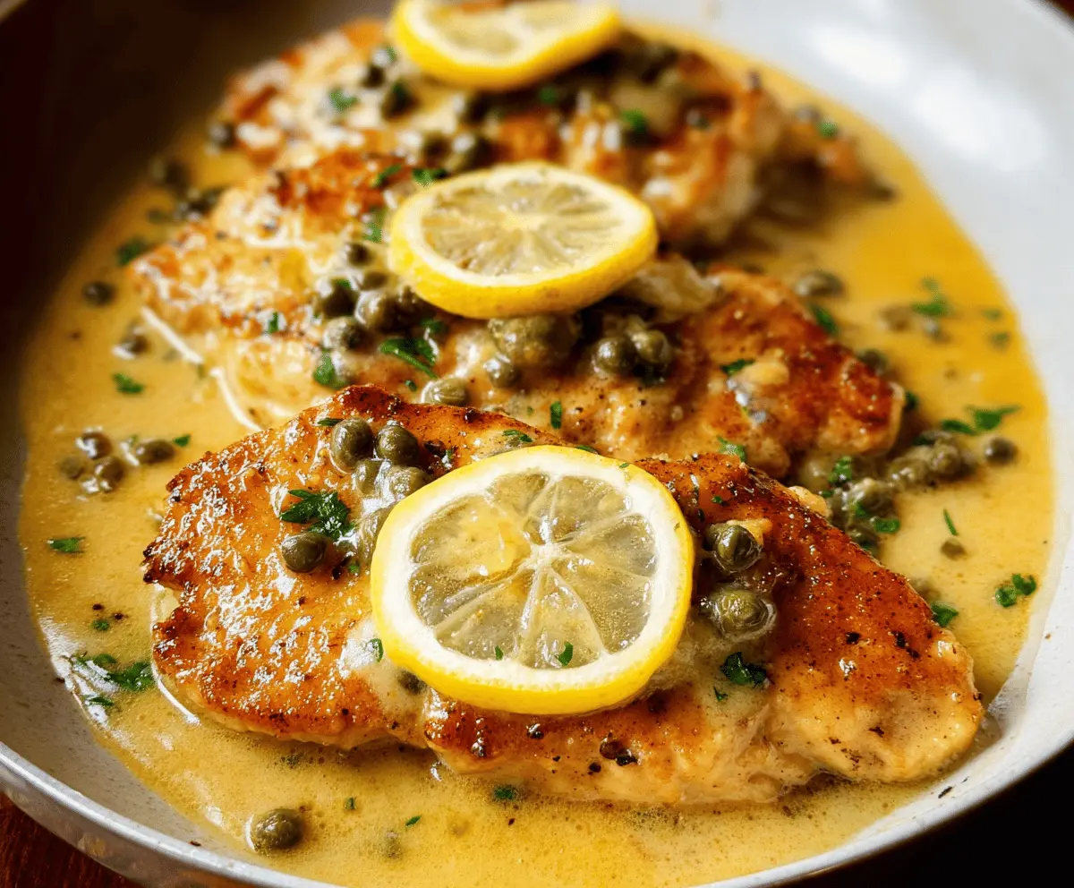 Easy Chicken Piccata with Lemon Sauce