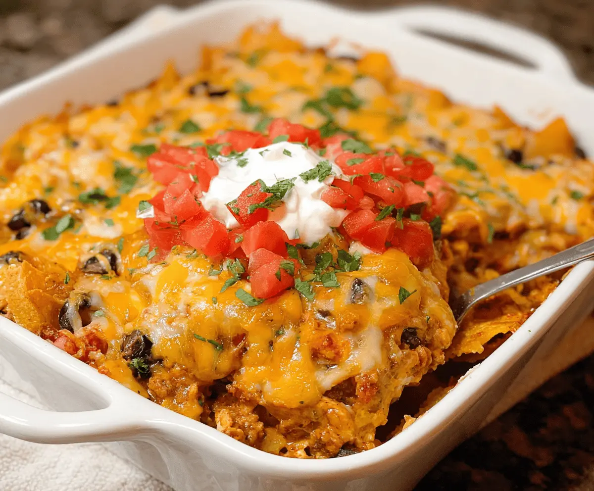 Easy Chicken Taco Casserole Recipe