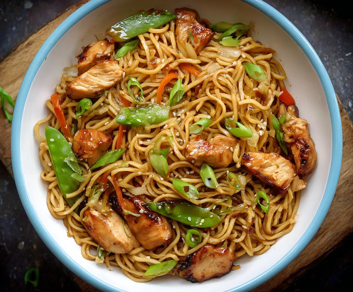 Easy Chicken Teriyaki Noodles
