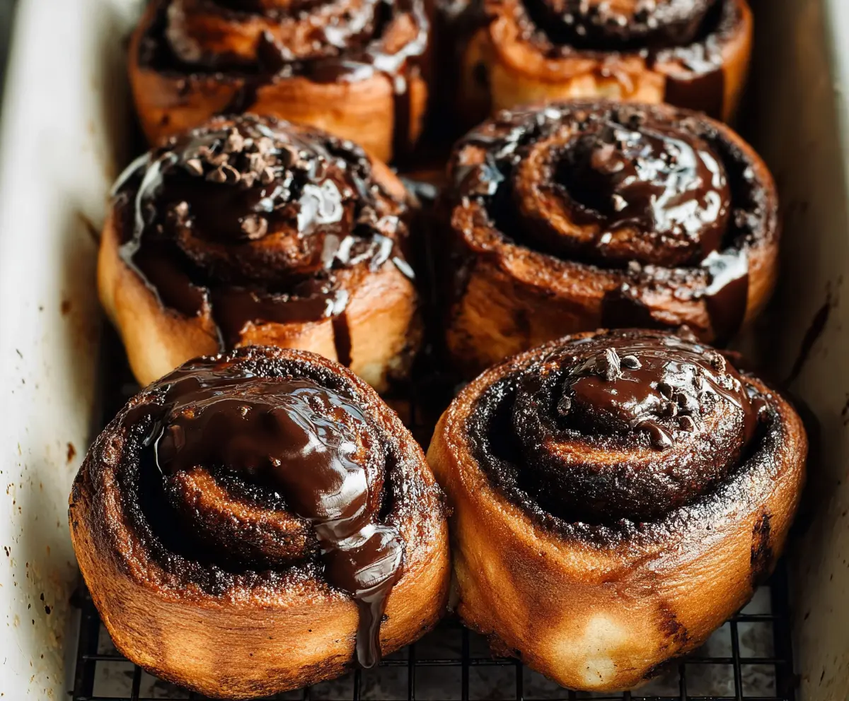 Easy Chocolate Cinnamon Rolls Recipe
