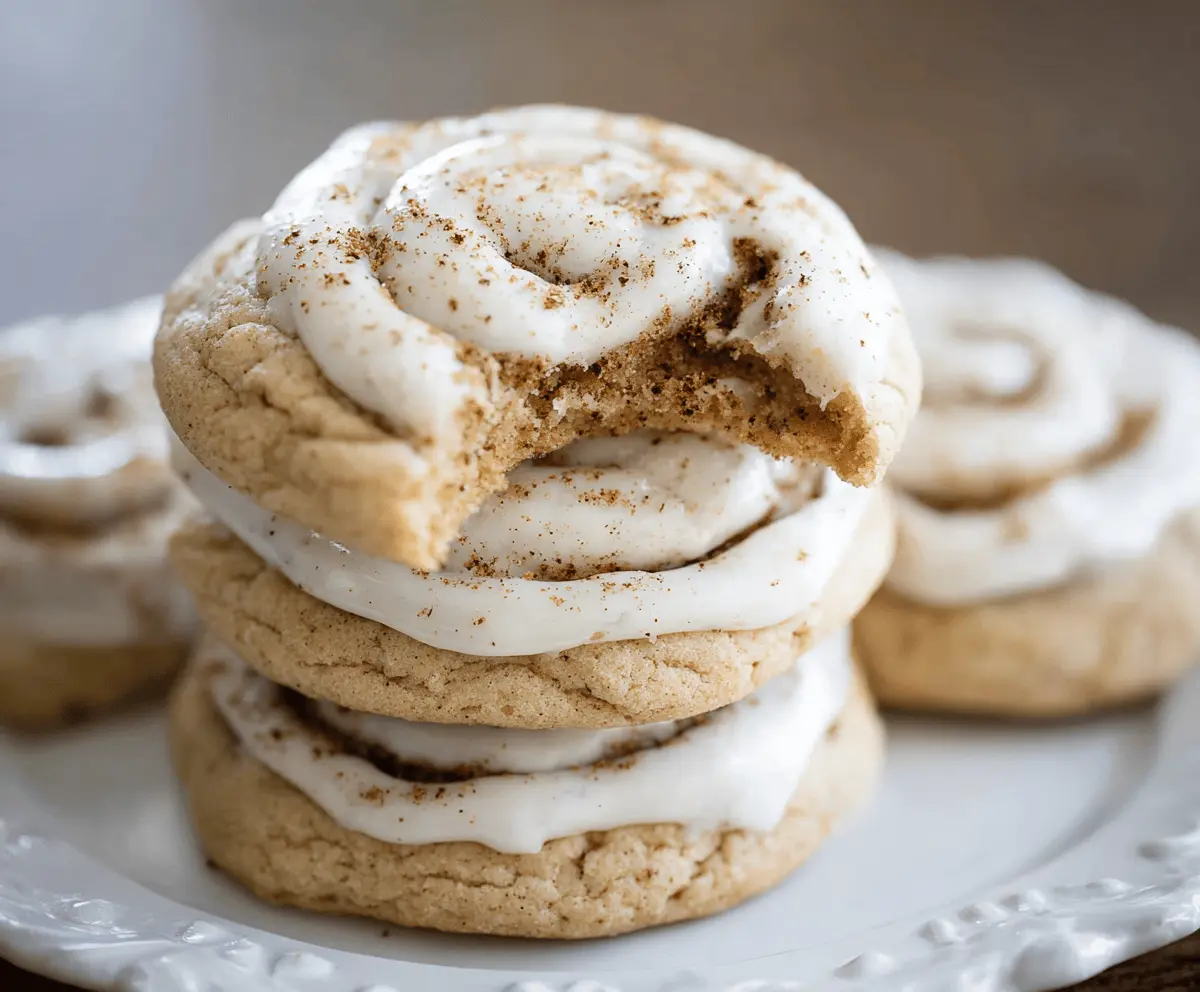 Easy Cinnamon Roll Cookies