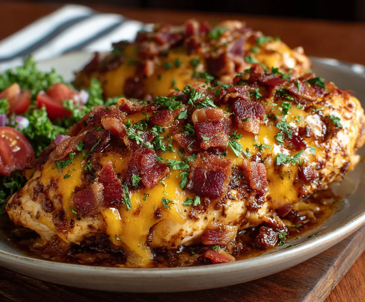 Easy Cowboy BBQ Bacon Cheddar Chicken