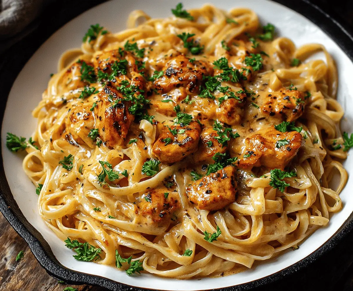 Easy Cowboy Butter Chicken Linguine