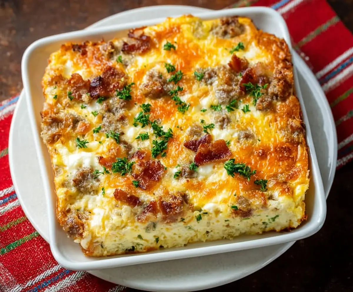 Easy Crack Breakfast Casserole