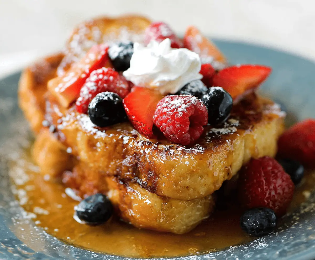 Delicious Crème Brûlée French Toast