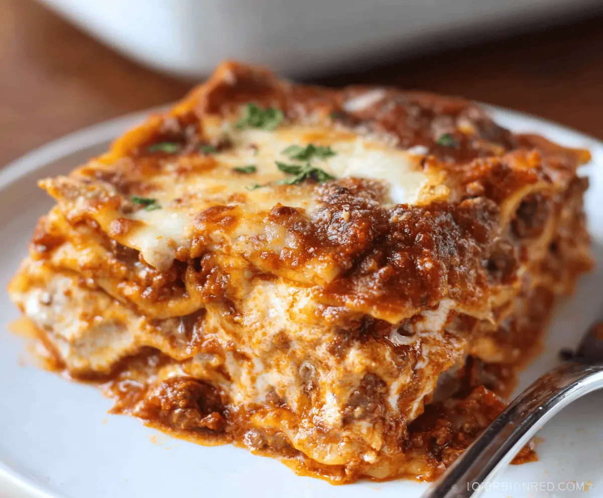 Easy Homemade Lasagna Recipe