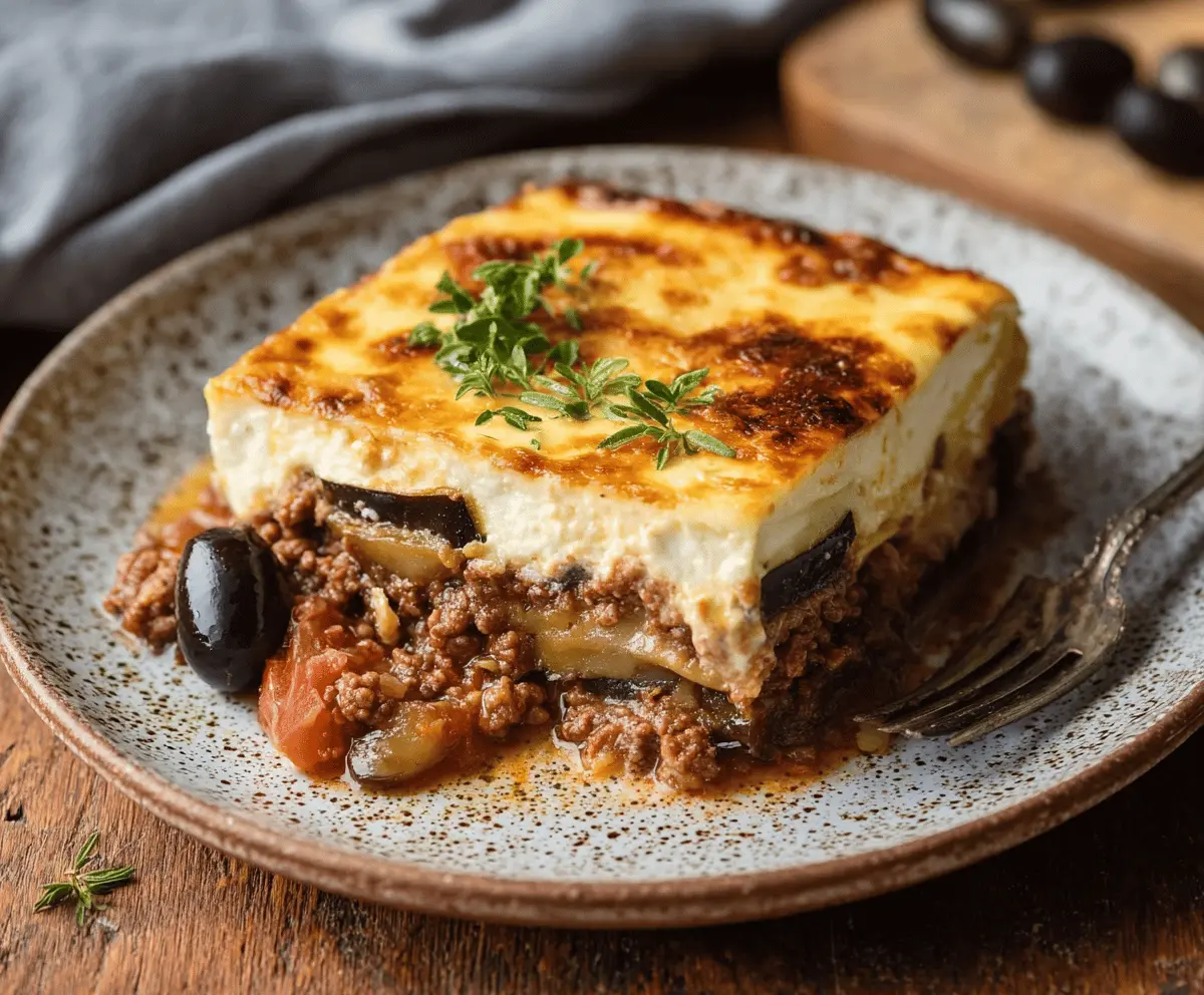 Easy Greek Moussaka Recipe