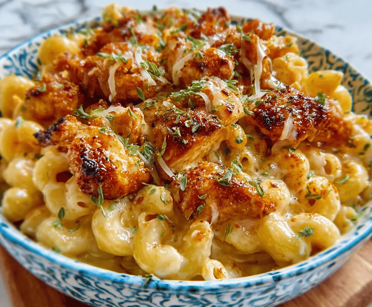 Hot Honey Chicken Mac Cheese Recipe
