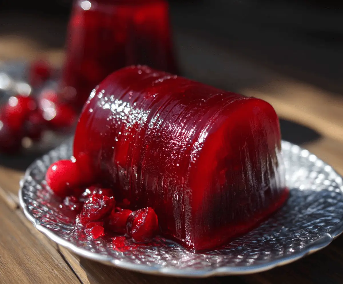 Easy Jellied Cranberry Sauce Recipe
