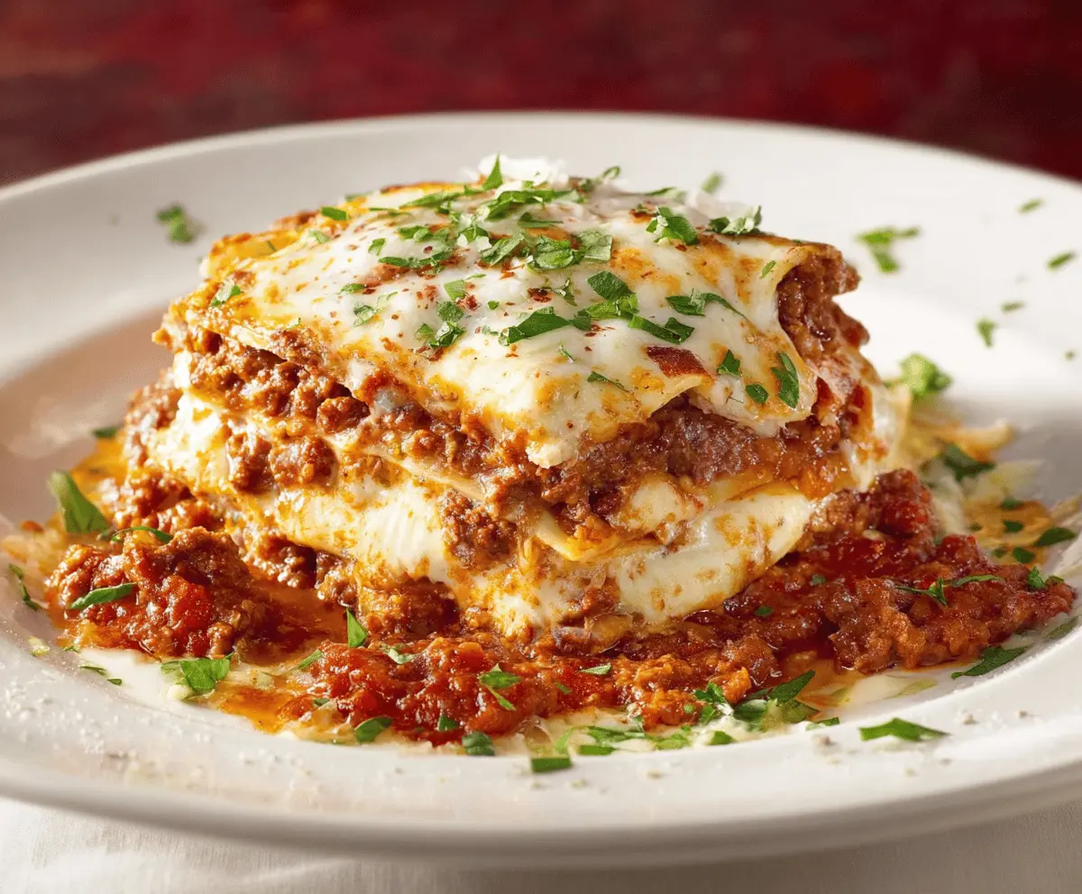 Easy Homemade Lasagna Recipe