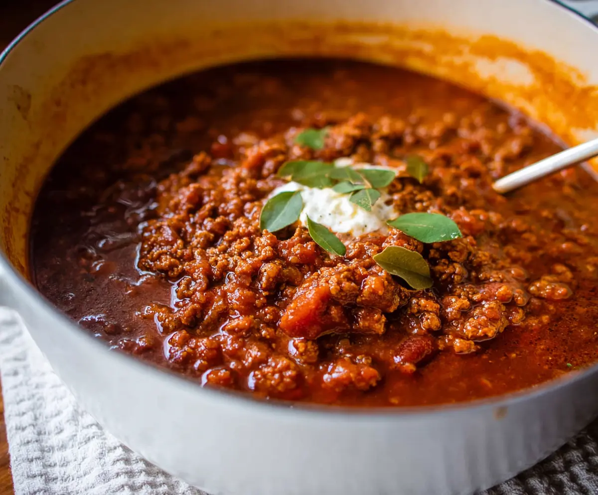 Easy No Beans Chili Recipe