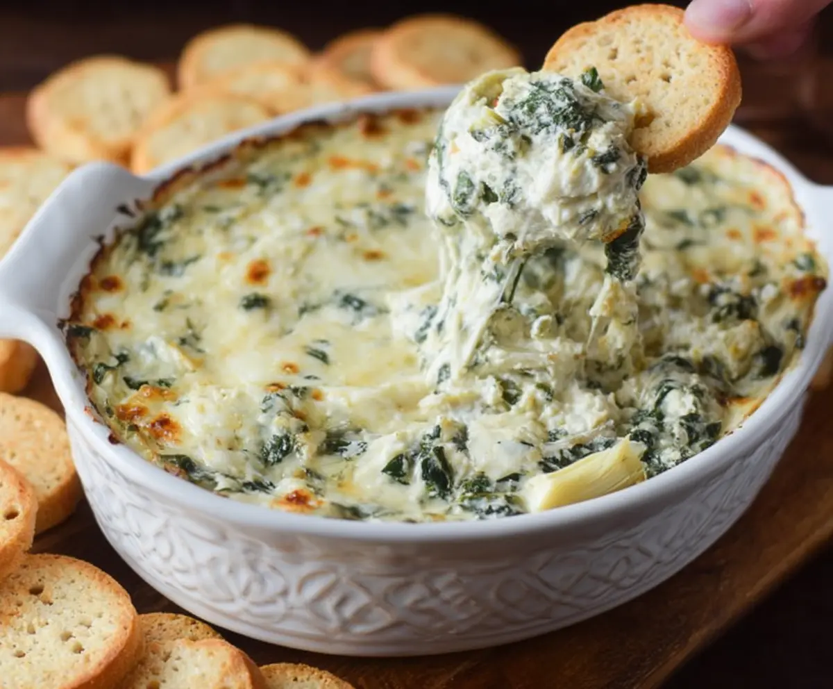 Creamy Spinach Artichoke Dip Recipe