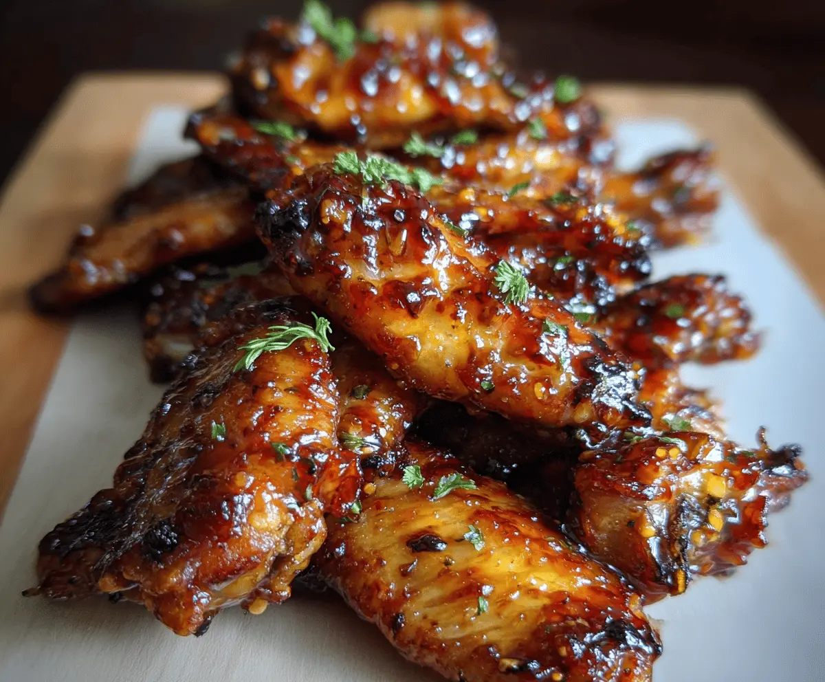 Sticky Pineapple Teriyaki Wings