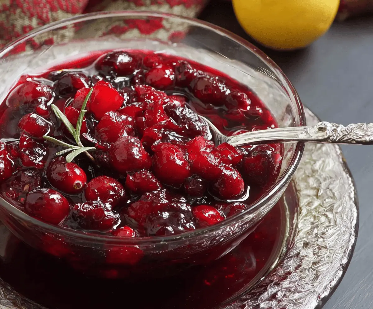 Easy Tasty Christmas Cranberry Sauce