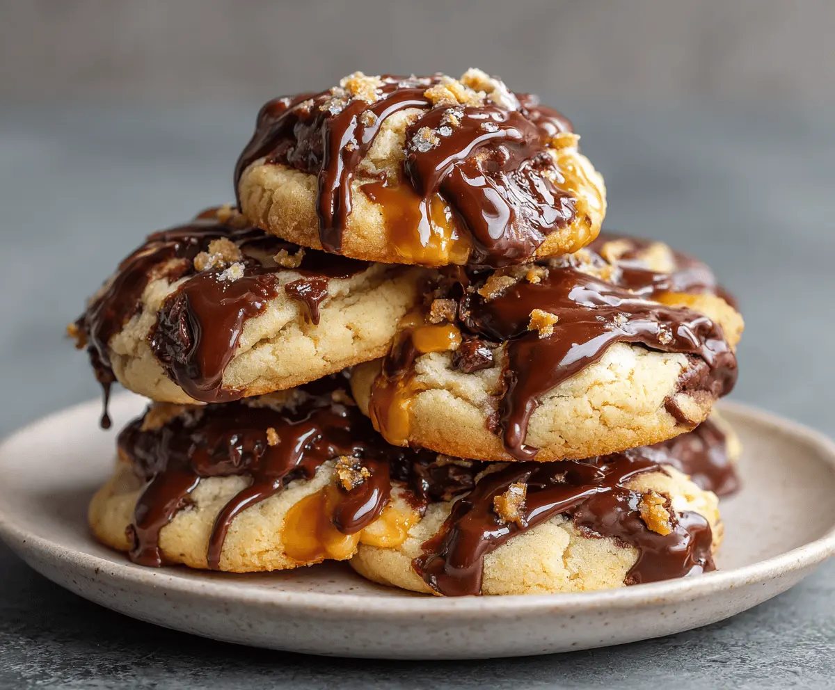Easy Twix-Style Cookie Recipe
