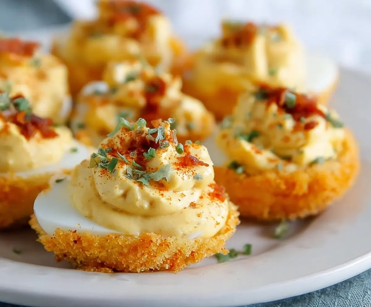 Easy Air Fryer Deviled Eggs