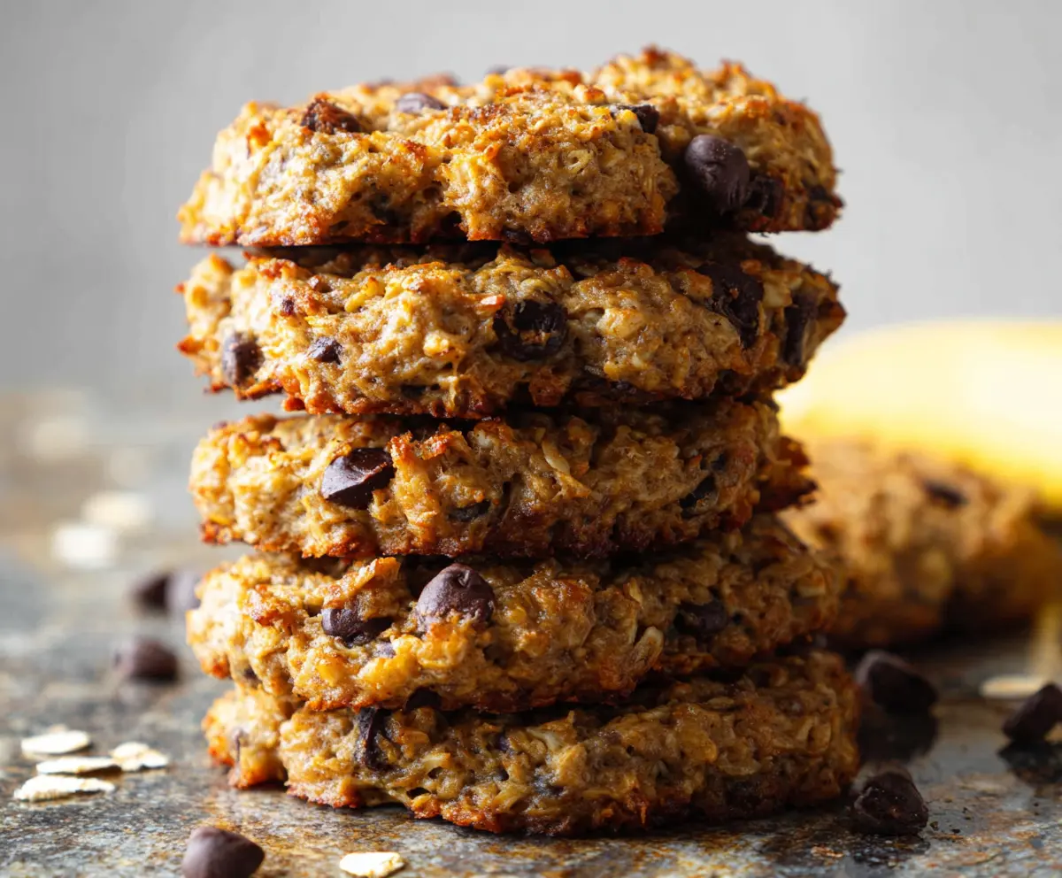 Easy Banana Oatmeal Cookies