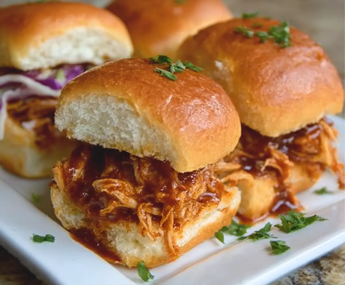 Easy BBQ Chicken Sliders Recipe