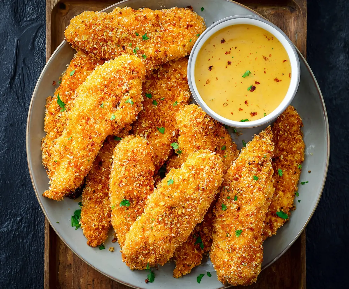 Crispy Oven Baked Chicken Tenders