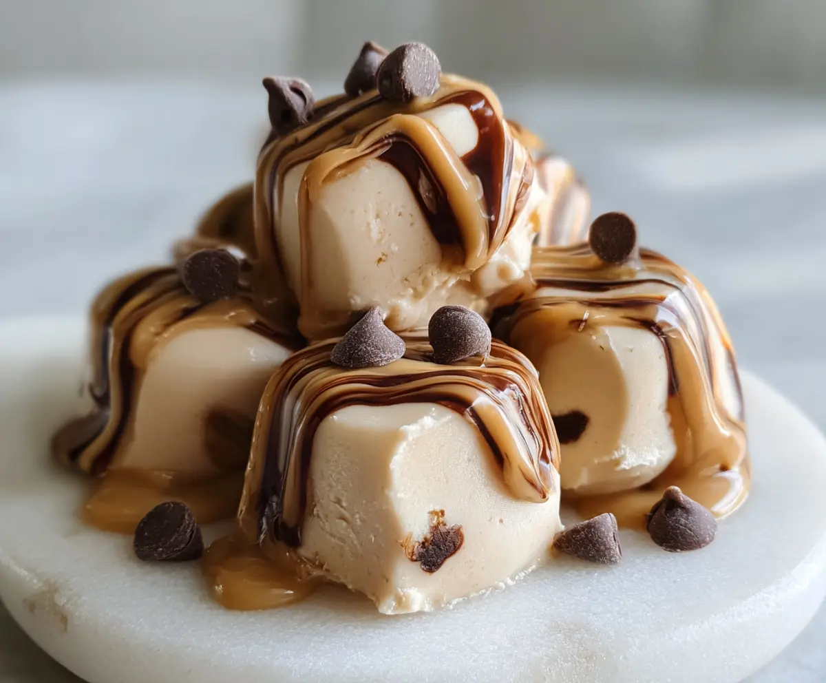 Easy Frozen Peanut Butter Yogurt Bites