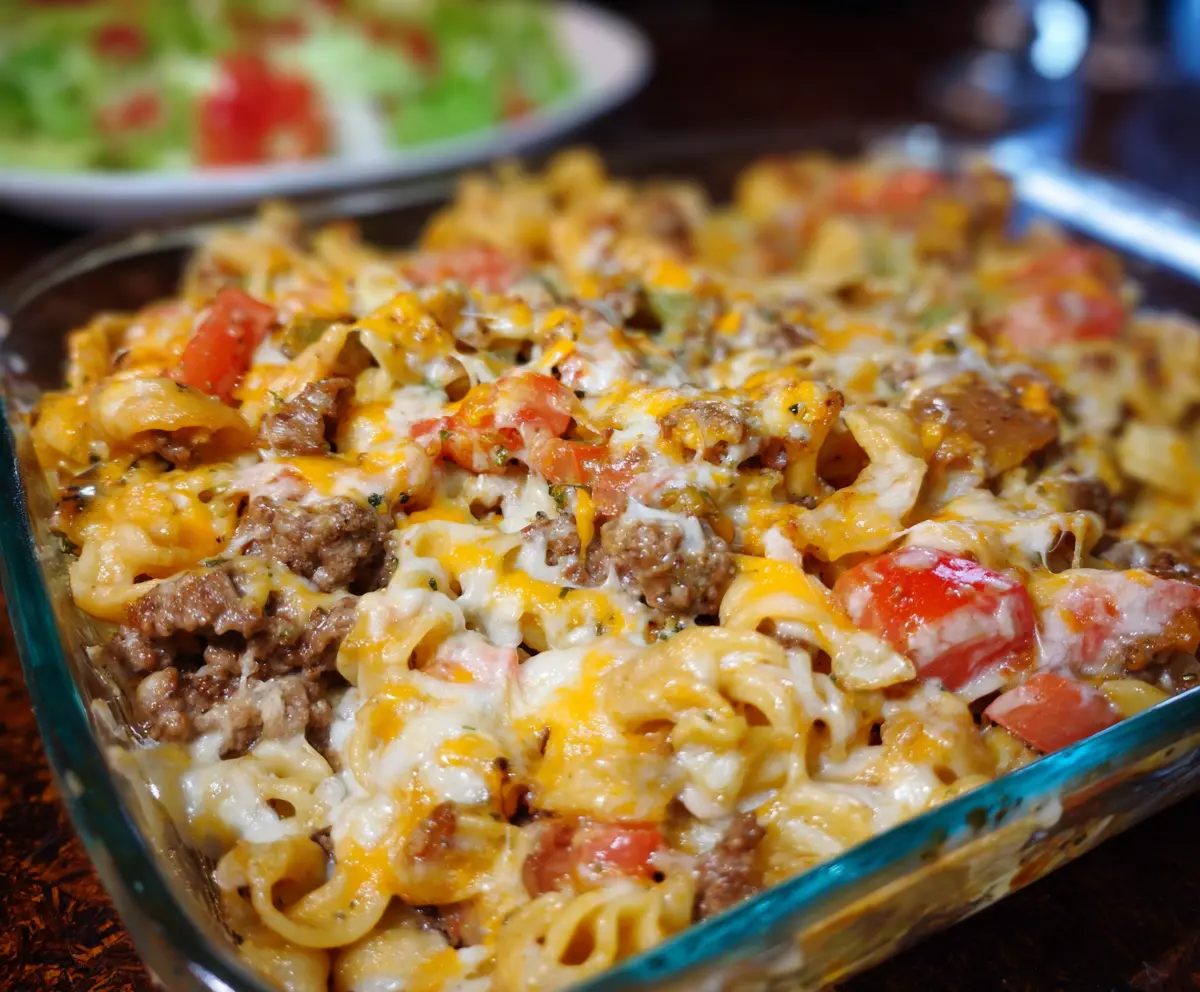 Easy Hamburger Supreme Casserole Recipe