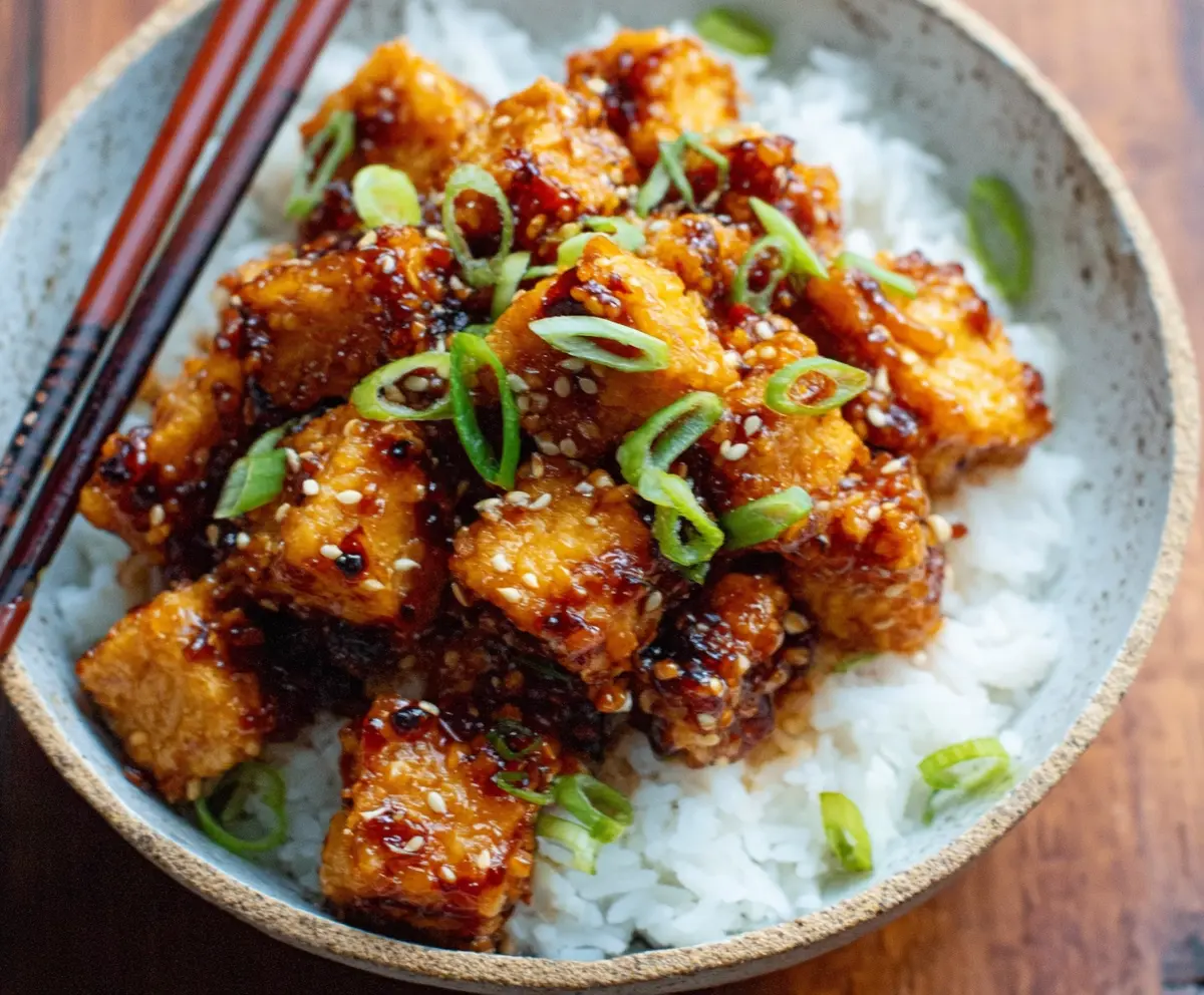 Easy Honey Garlic Tofu Recipe