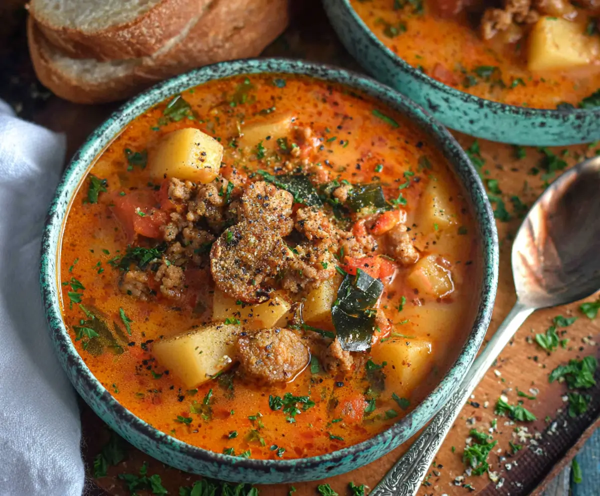 Easy Italian Sausage Potato Soup