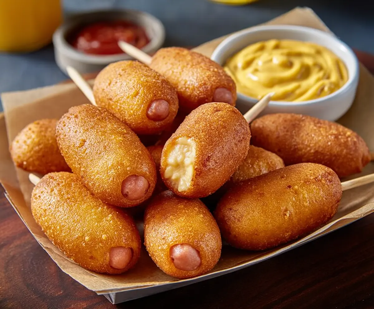 Mini Corn Dogs Recipe - Easy & Delicious
