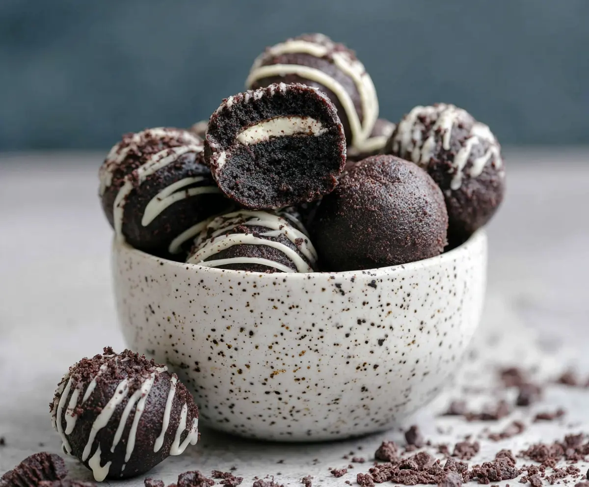 Healthy Oreo Protein Balls Recipe
