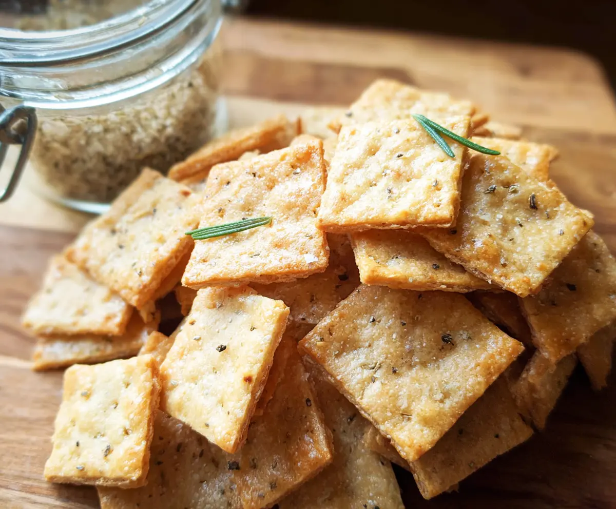 Crispy Sourdough Discard Crackers