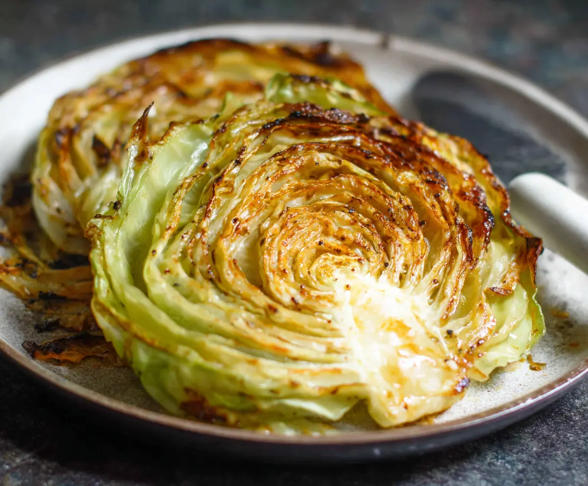 Easy Roasted Cabbage Steaks Recipe