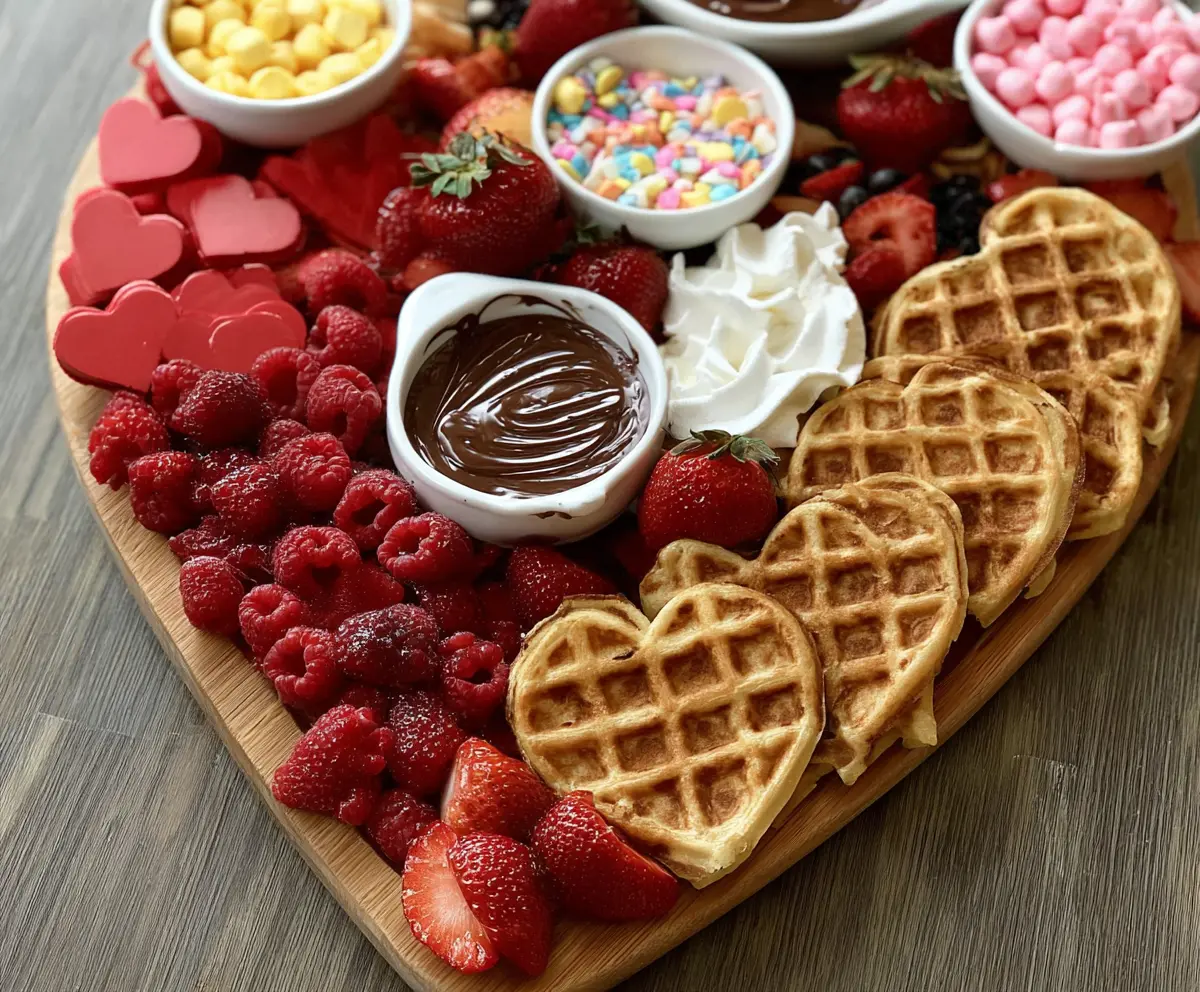 Valentine's Day Waffle Board Ideas