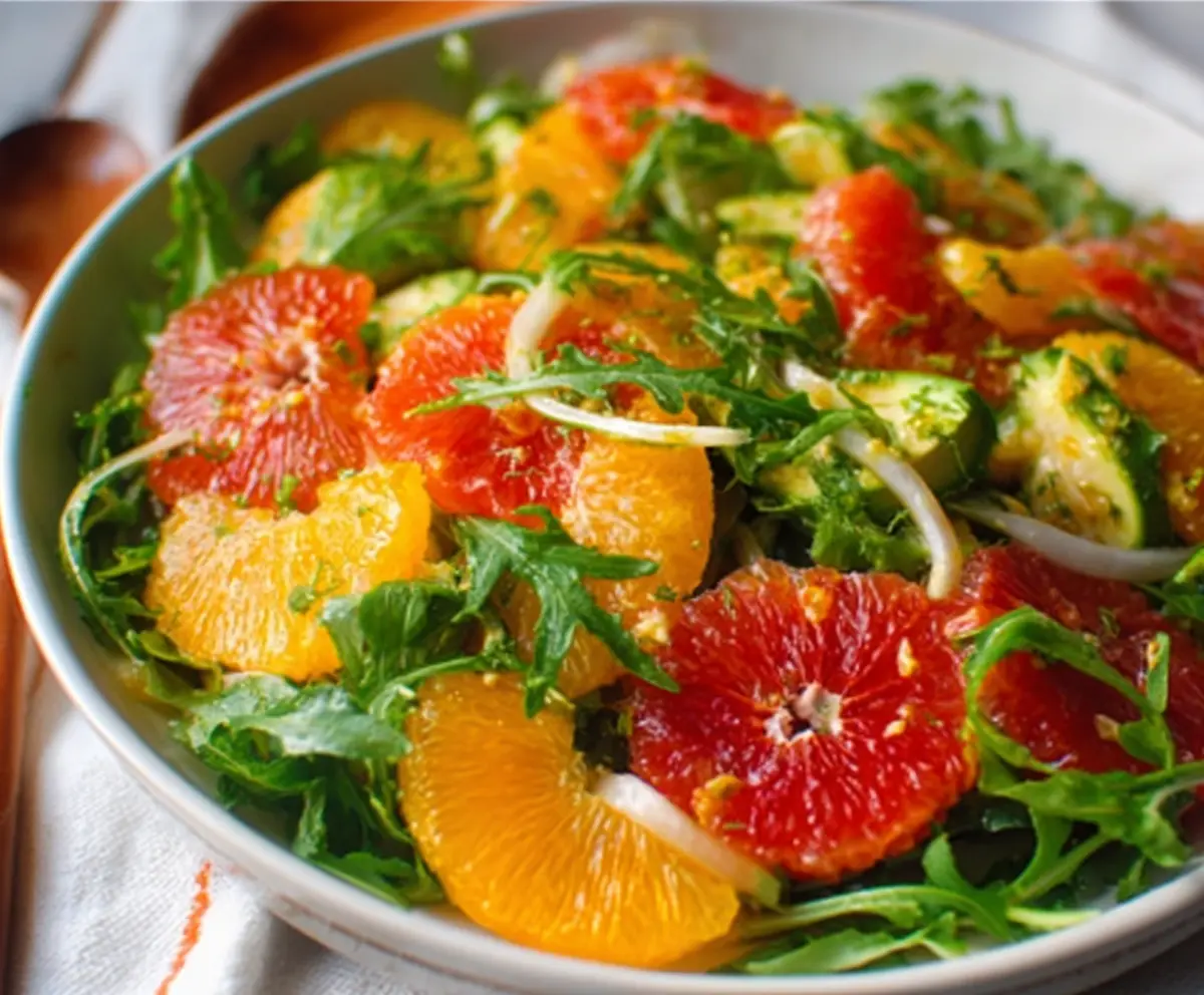 Fresh Winter Citrus & Arugula Salad