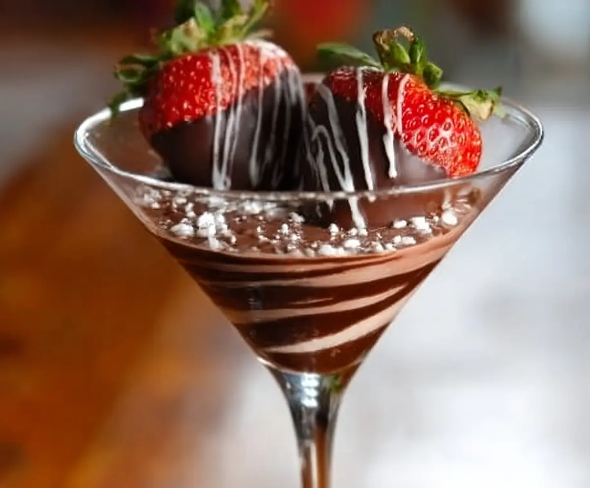 Easy Chocolate Strawberry Martini