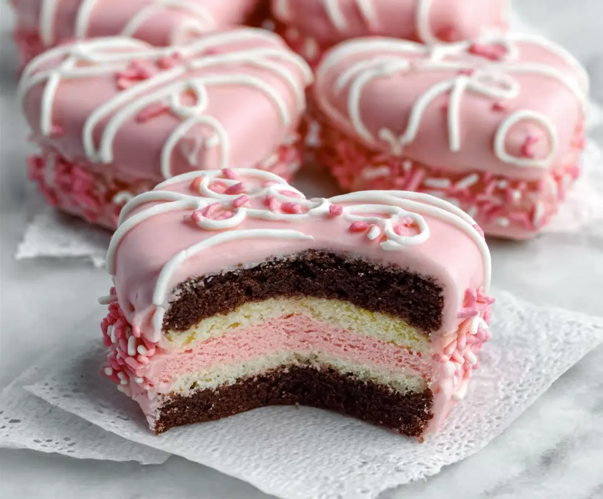 Easy Copycat Little Debbie Valentines Cakes