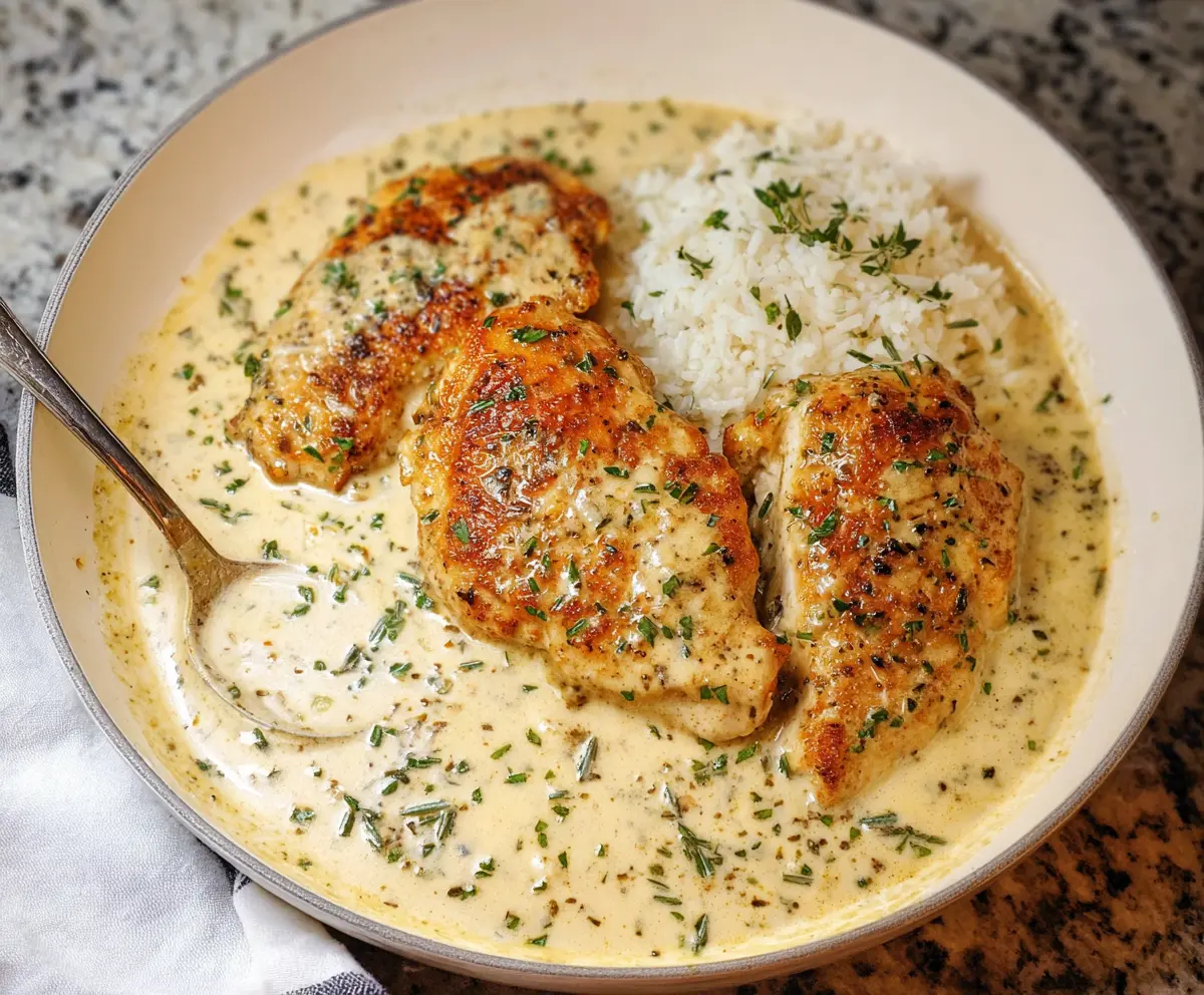 Creamy Garlic Parmesan Chicken Recipe