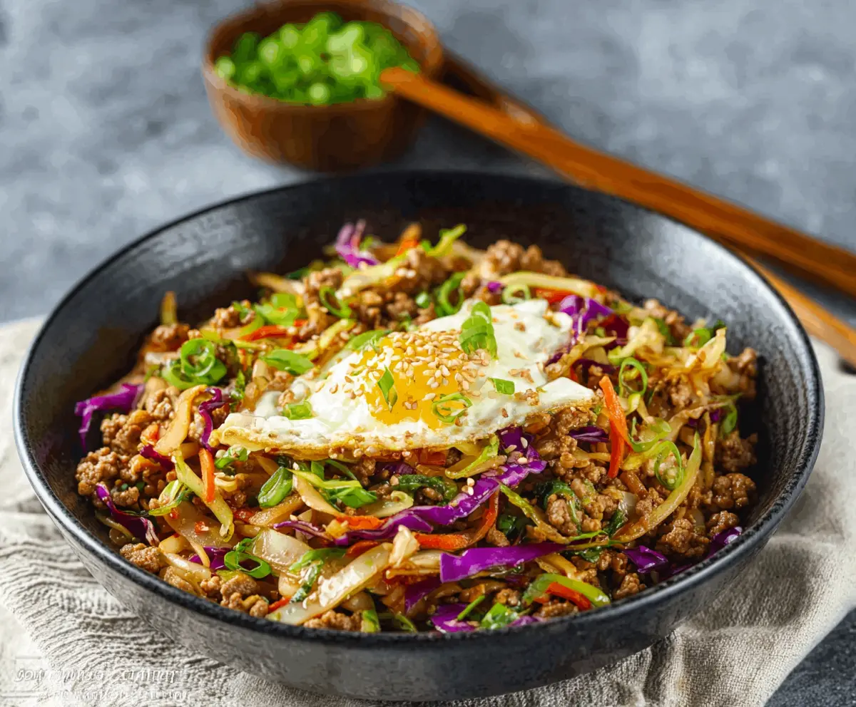 Easy Egg Roll in a Bowl Recipe