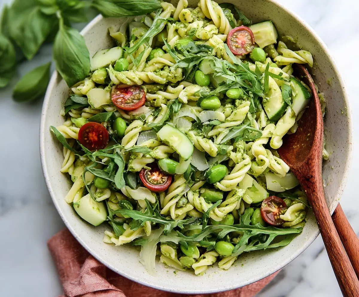 Easy Green Goddess Pasta Salad
