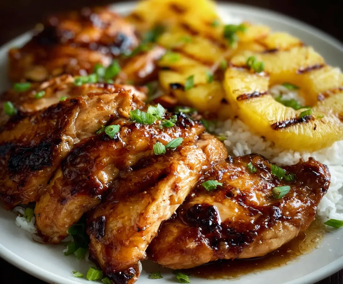 Hawaiian Chicken with Coconut Rice